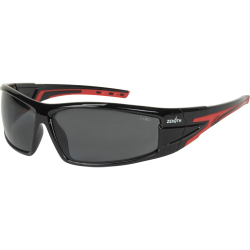 Lunettes de s&eacute;curit&eacute; de s&eacute;rie Z3300, Lentille Grise/fum&eacute;e, Anti-&eacute;gratignures/Polaris&eacute;, ANSI Z87+/R&eacute;pond ou surpasse la norme CSA Z94.3 Les Fournitures Industrielles Méga