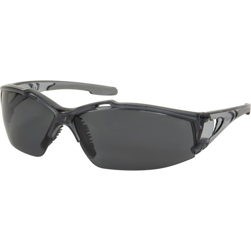 Lunettes de s&eacute;curit&eacute; de s&eacute;rie Z3400, Lentille Grise/fum&eacute;e, Anti-&eacute;gratignures/Polaris&eacute;, ANSI Z87+/R&eacute;pond ou surpasse la norme CSA Z94.3 Les Fournitures Industrielles Méga