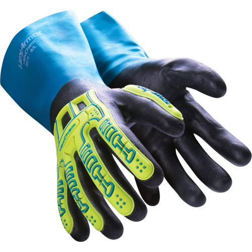 HexChem&reg; Chemical Resistant Gloves, Size 6/X-Small, Nitrile Les Fournitures Industrielles Méga