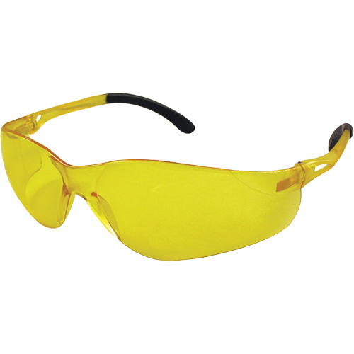 SenTec Safety Glasses, Amber Lens, Anti-Scratch, Meets/Exceeds CSA Z94.3 Les Fournitures Industrielles Méga