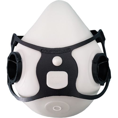 Respirateur &agrave; demi-masque Comfort-Air 400Nx sans soupape d'expiration, &eacute;lastom&egrave;re/Caoutchouc, Petit/Moyen Les Fournitures Industrielles Méga