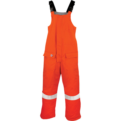 Salopette dhiver &agrave; doublure matelass&eacute;e AllOut Westex UltraSoft, Moyen (grande taille), Orange haute visibilit&eacute; Les Fournitures Industrielles Méga