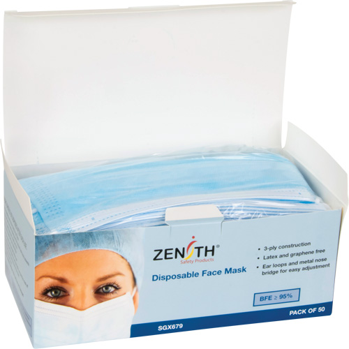 Disposable Face Masks, Non-Medical Les Fournitures Industrielles Méga