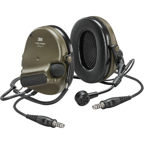 Peltor ComTac VI NIB Dual Lead Headset, Neckband Style, 22 dB Les Fournitures Industrielles Méga