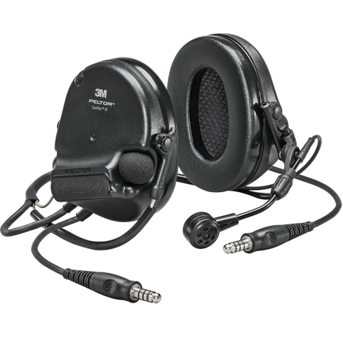 Peltor ComTac VI NIB Dual Lead Headset, Neckband Style, 22 dB Les Fournitures Industrielles Méga