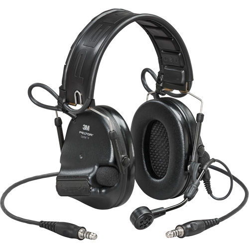 Peltor ComTac VI NIB Dual Lead Headset with Arc, Headband Style, 23 dB Les Fournitures Industrielles Méga
