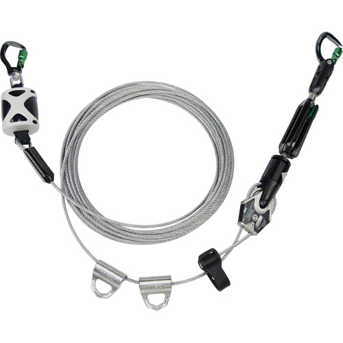 Temporary Horizontal Lifeline, Galvanized Cable Les Fournitures Industrielles Méga