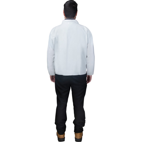 Chemise jetable, Microporeux, 2T-Grand, Blanc Les Fournitures Industrielles Méga
