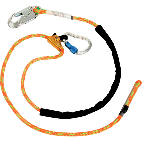 Adjustable Rope Lanyard, 1 Legs, 6', CSA Class F, Polyester Les Fournitures Industrielles Méga