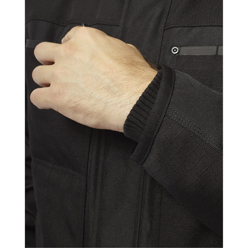 Blouson classique GridIron, Hommes, Petit, Noir Les Fournitures Industrielles Méga