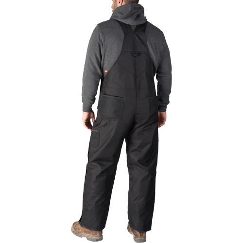GridIron Short Length Zip-To-Thigh Bib Overall, Men's, 2X-Large, Black Les Fournitures Industrielles Méga