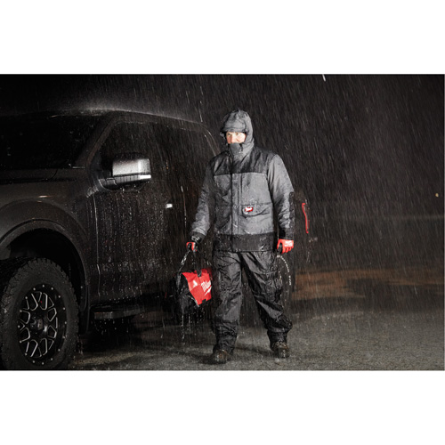 Blouson imperm&eacute;able Hydrobreak, Hommes, 3T-Grand, Gris Les Fournitures Industrielles Méga
