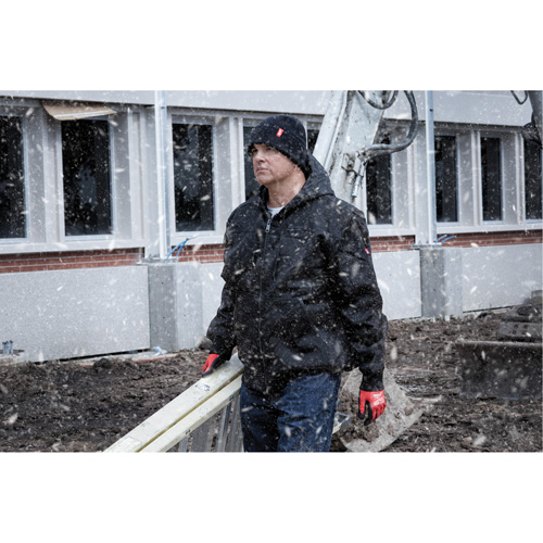 Tuque &agrave; revers, Taille unique, Noir Les Fournitures Industrielles Méga