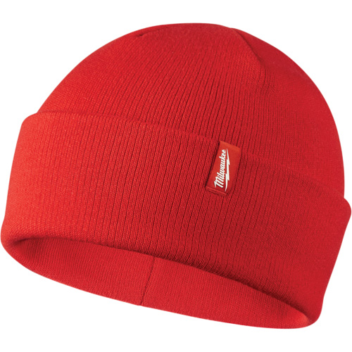 Cuffed Beanie, One Size, Red Les Fournitures Industrielles Méga