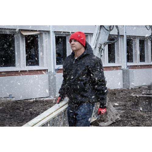 Cuffed Beanie, One Size, Red Les Fournitures Industrielles Méga