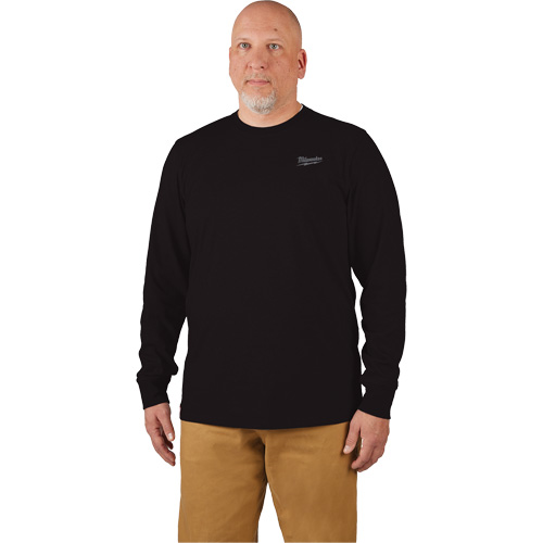 Hybrid Work Tee Shirt, Men's, Small, Black Les Fournitures Industrielles Méga