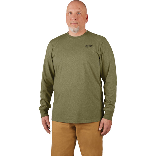 Hybrid Work Tee Shirt, Men's, Small, Green Les Fournitures Industrielles Méga