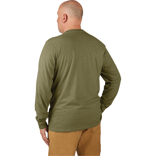 Hybrid Work Tee Shirt, Men's, Small, Green Les Fournitures Industrielles Méga