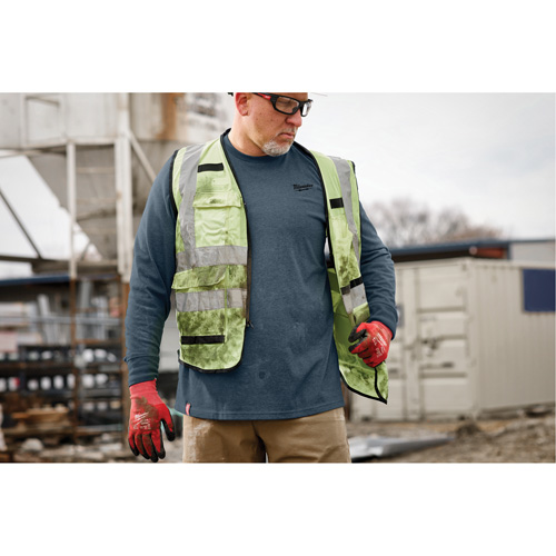 Hybrid Work Tee Shirt, Men's, Small, Blue Les Fournitures Industrielles Méga