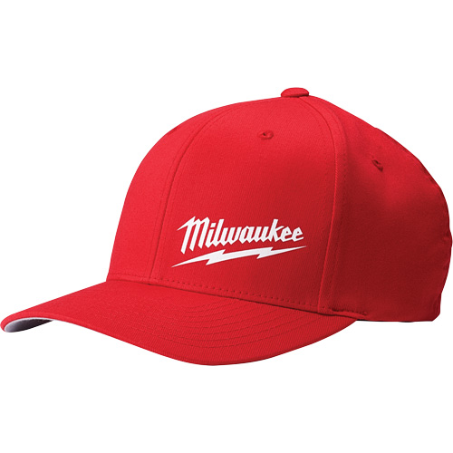 Casquette ajust&eacute;e Flexfit, Rouge, Poly-coton Les Fournitures Industrielles Méga