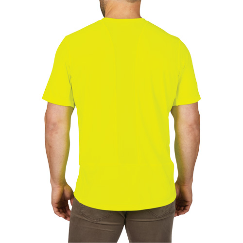 Chandail l&eacute;ger &agrave; haute visibilit&eacute; Workskin, Hommes, Petit, Jaune Les Fournitures Industrielles Méga
