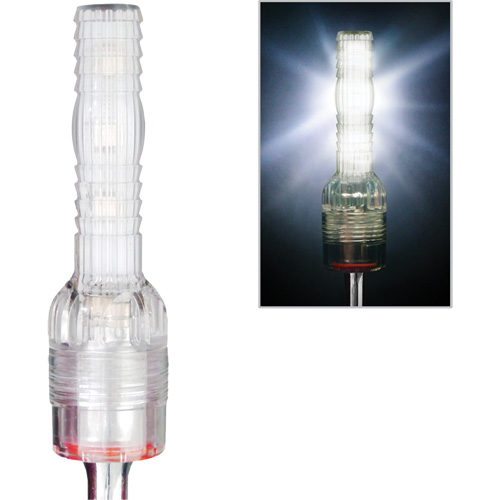 Tige de s&eacute;curit&eacute; de s&eacute;rie lourde avec lumi&egrave;re clignotante Safety Whip Les Fournitures Industrielles Méga