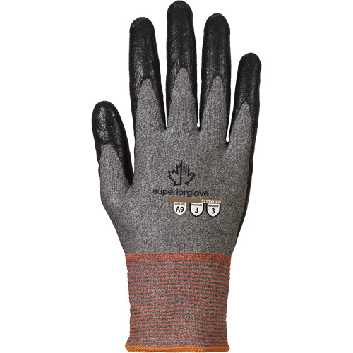 Coated Gloves, Size 5, 21 Gauge, Nitrile Coated, TenActiv Shell, ASTM ANSI Level A9 Les Fournitures Industrielles Méga