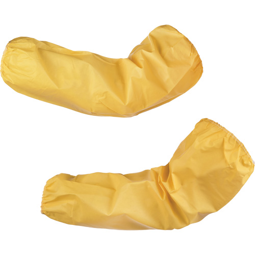 ChemMax 1 Disposable Sleeves, 18" long, Polyethylene/Polypropylene, Yellow Les Fournitures Industrielles Méga