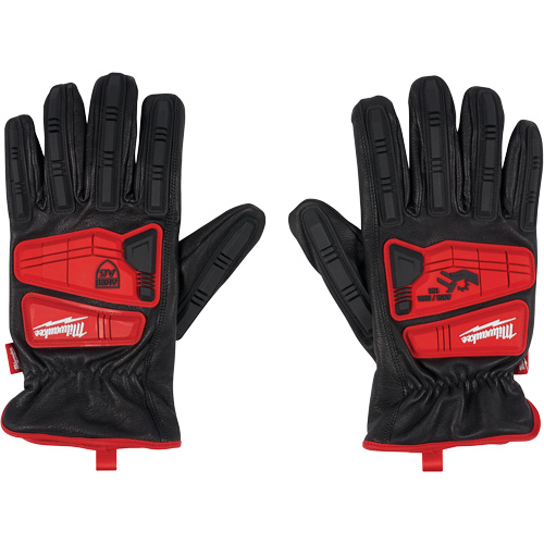 Goatskin Impact Gloves, Medium, Grain Leather Palm Les Fournitures Industrielles Méga