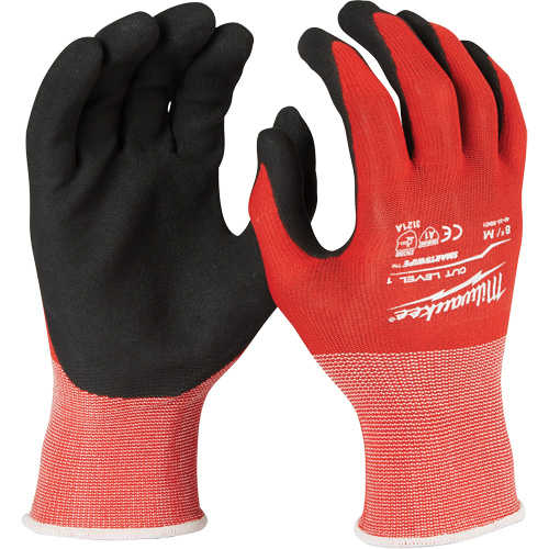 Gants r&eacute;sistant aux coupures, Grand, Rev&ecirc;tement Nitrile, ANSI/ISEA 105 niveau 1/EN 388 niveau 1 Les Fournitures Industrielles Méga