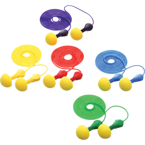 Bouchons d'oreilles rapides de style capsule E-A-R, Avec cordon, Vrac - Sachet coussin, 25 dB NRR, Taille unique Les Fournitures Industrielles Méga