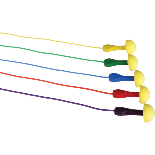 Bouchons d'oreilles rapides de style capsule E-A-R, Avec cordon, Vrac - Sachet coussin, 25 dB NRR, Taille unique Les Fournitures Industrielles Méga