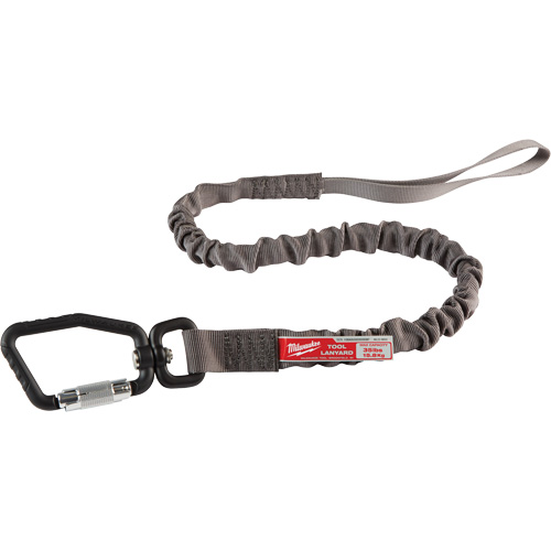 Locking Tool Lanyard, Bungee, Carabiner/Loop Les Fournitures Industrielles Méga