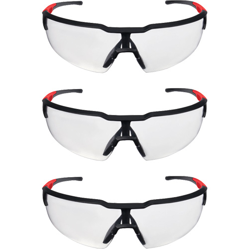 Safety Glasses, Clear Lens, Anti-Scratch, ANSI Z87+/Meets/Exceeds CSA Z94.3 Les Fournitures Industrielles Méga