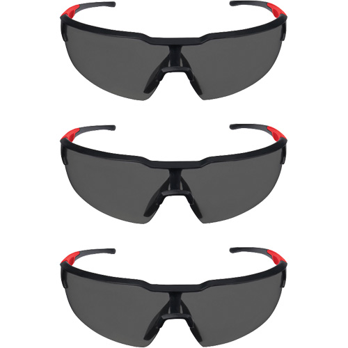 Safety Glasses, Smoke Lens, Anti-Scratch, ANSI Z87+/Meets/Exceeds CSA Z94.3 Les Fournitures Industrielles Méga
