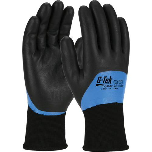 Gants isol&eacute;s r&eacute;sistants aux coupures G-Tek PolyKor, Taille Petit, Calibre 15, Rev&ecirc;tement Nitrile, Enveloppe en Fil technique, ANSI/ISEA 105 niveau 4 Les Fournitures Industrielles Méga