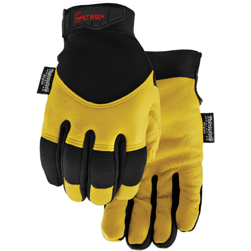 Gants dhiver 9005W Flextime, Grand, Paume en Cuir fleur de ch&egrave;vre, Doublure en Thinsulate Les Fournitures Industrielles Méga