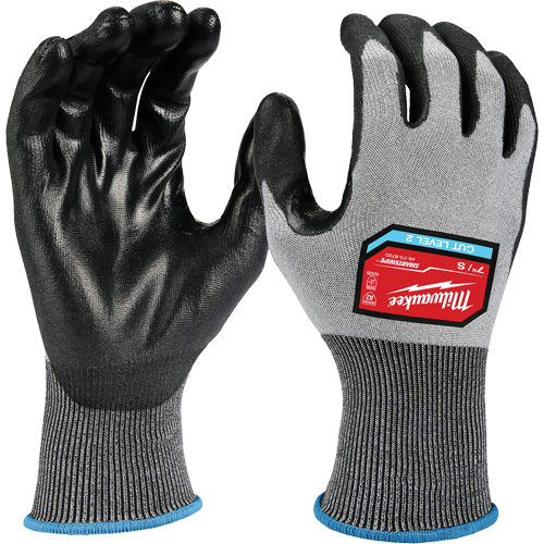 Gants de haute dext&eacute;rit&eacute;, Petit, Calibre 18, Rev&ecirc;tement Polyur&eacute;thane, ANSI/ISEA 105 niveau 2 Les Fournitures Industrielles Méga