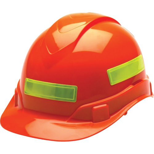 Autocollants r&eacute;fl&eacute;chissants vert lime pour casque Les Fournitures Industrielles Méga