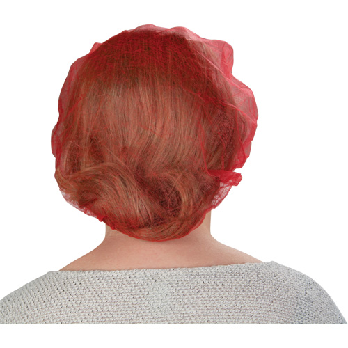 Bonnets bouffants, Polypropyl&egrave;ne, 21", Rouge Les Fournitures Industrielles Méga