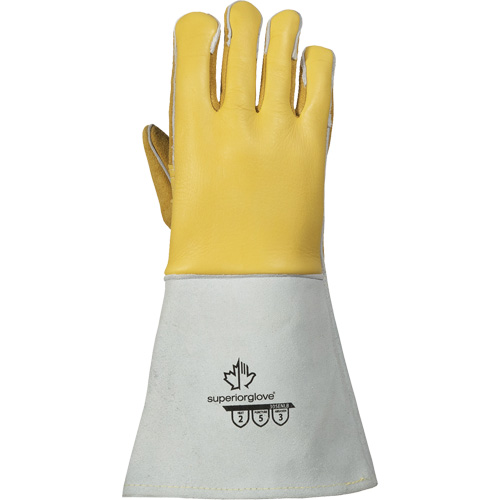 TIG Welding Gloves, Grain Elkhide, Size Small Les Fournitures Industrielles Méga