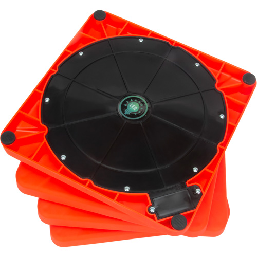 Collapsible Traffic Cone, 28" H, Orange Les Fournitures Industrielles Méga