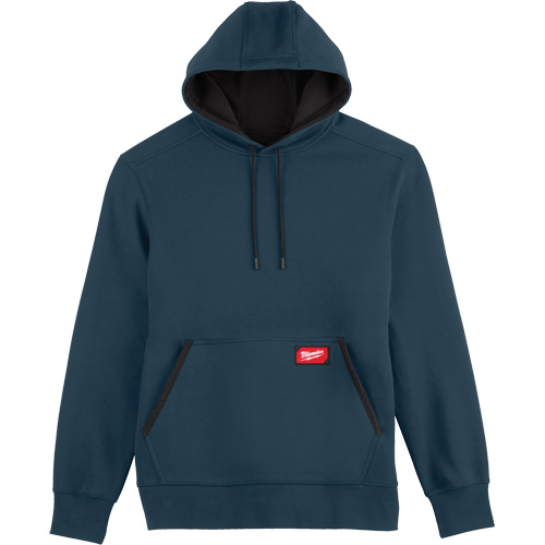 Midweight Pullover Hoodie, Men's, Small, Blue Les Fournitures Industrielles Méga