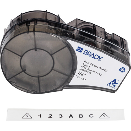 Repositionable Multi-Purpose Labels with Ribbon, Black Les Fournitures Industrielles Méga