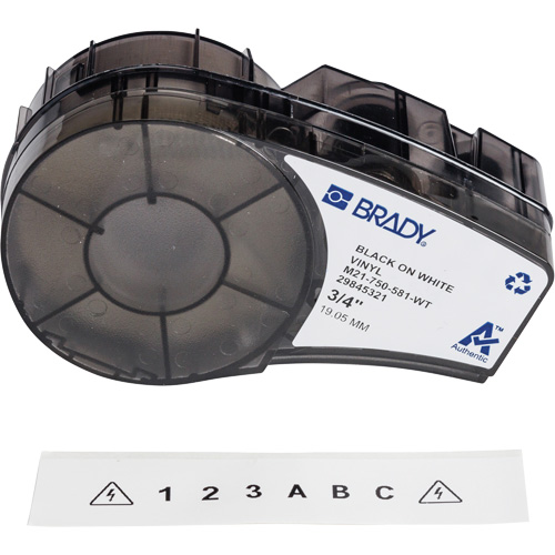 Repositionable Multi-Purpose Labels with Ribbon, Black Les Fournitures Industrielles Méga
