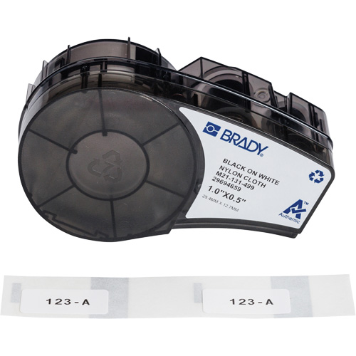 Aggressive Adhesive Multi-Purpose Labels with Ribbon, Black Les Fournitures Industrielles Méga