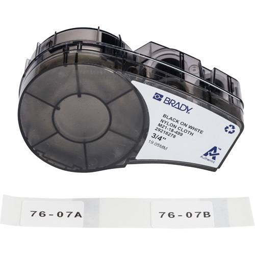 Aggressive Adhesive Multi-Purpose Labels with Ribbon, Black Les Fournitures Industrielles Méga