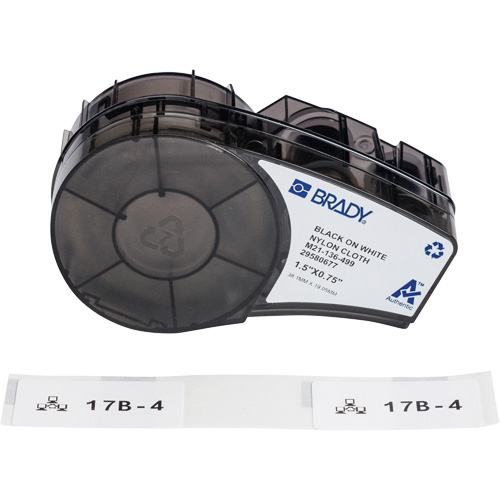 Aggressive Adhesive Multi-Purpose Labels with Ribbon, Black Les Fournitures Industrielles Méga