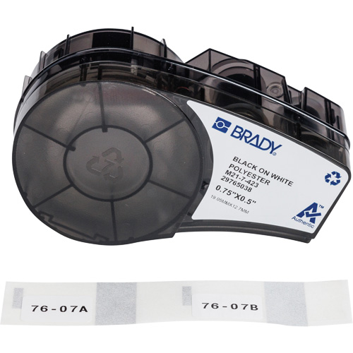 Harsh Environment Multi-Purpose Labels with Ribbon, Black Les Fournitures Industrielles Méga