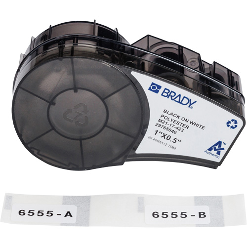 Harsh Environment Multi-Purpose Labels with Ribbon, Black Les Fournitures Industrielles Méga